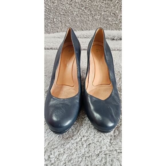 Naturalizer‎ Contour Women's Navy Blue Leather Pumps Shoes Size 9.5 EU 39.5 - Picture 2 of 5
